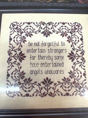 Be Not Forgetful Cross-Stitch Pattern By My Big Toe Designs 109x109 Stitch Count